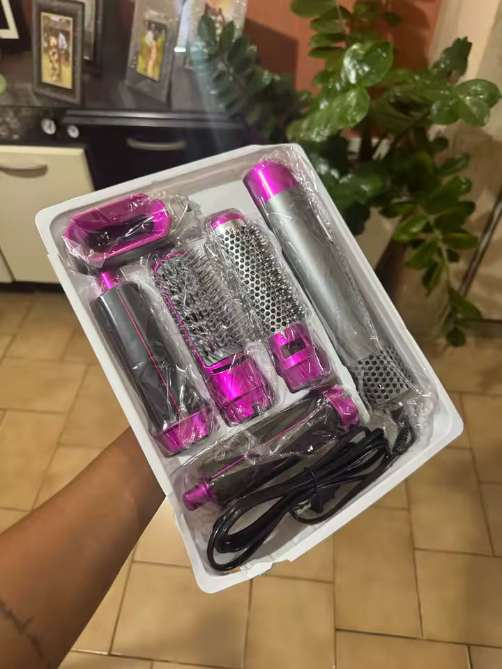 ¡BASTA DE PERDER HORAS! EL CEPILLO 5 EN 1 QUE TE DA 5 LOOKS EN 5 MINUTOS. ¡STOCK LIMITADO!