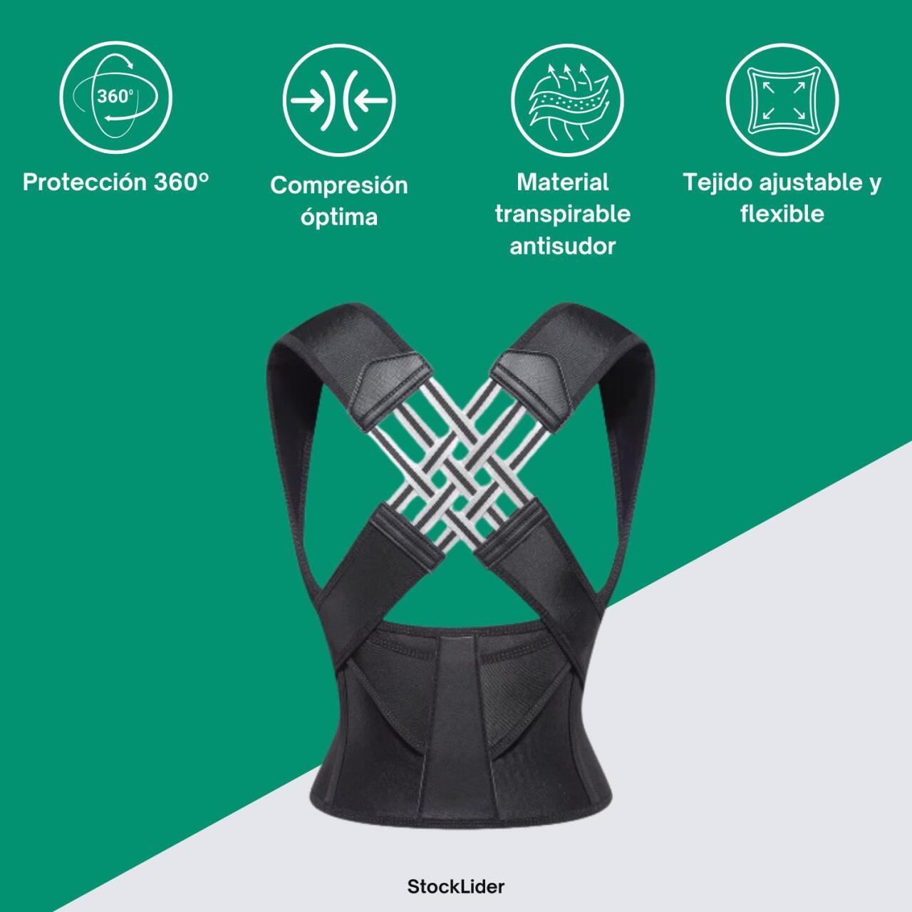 Faja correctora de espalda - Tallas M,L,XL