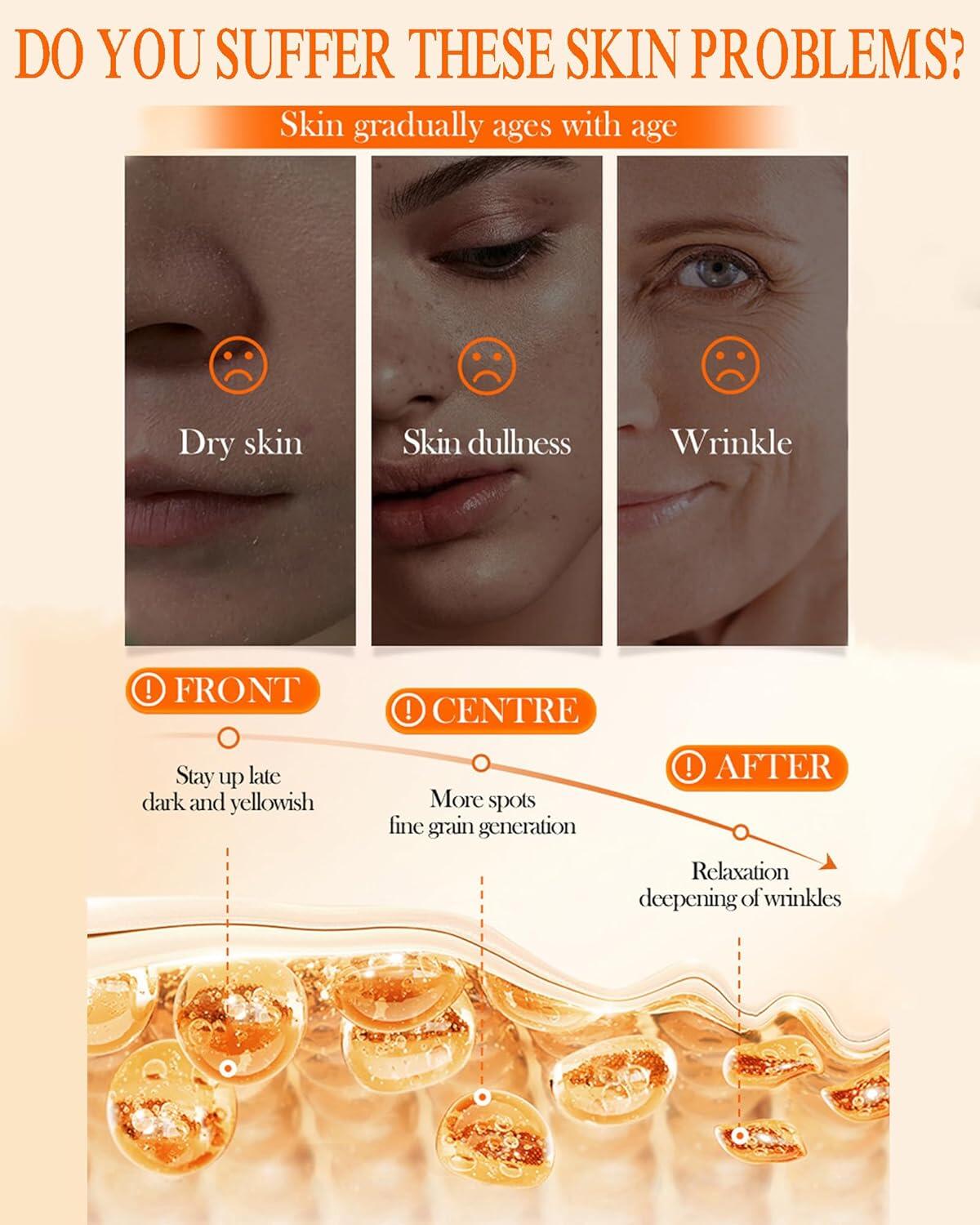 CREMA FACIAL BLANQUEADORA ILUMINADORA 5 EN 1 CON VITAMINA C ACTIVA + NIACINAMIDA