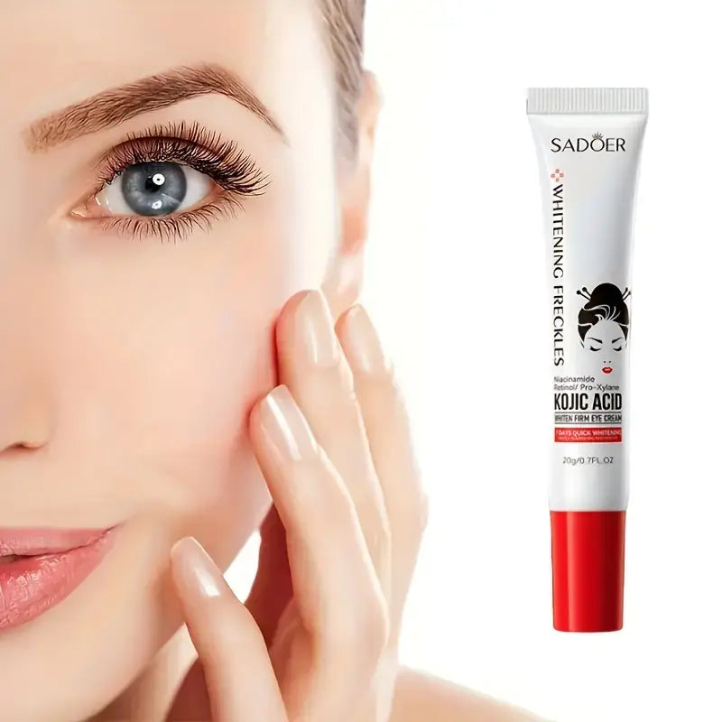 Crema de Ojos de Ácido Kójico – Ilumina, Hidrata y Rejuvenece el Contorno de Ojos